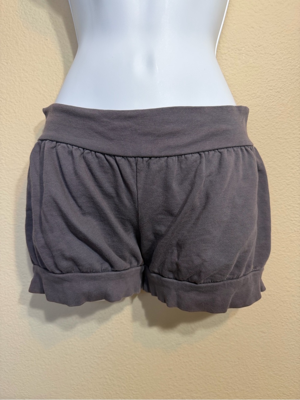 LAMade Charcoal Bubble Short - Casual Stretch Waist